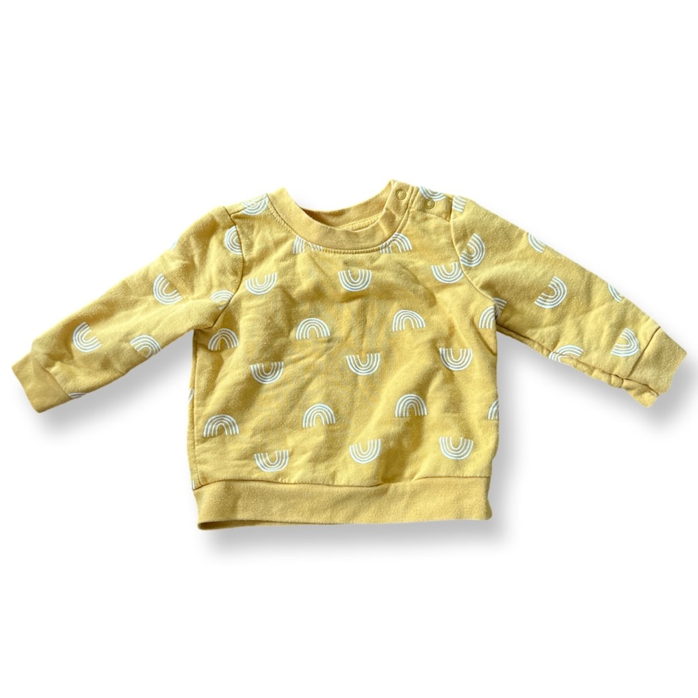 Yellow Kids Rainbow Sweatshirt